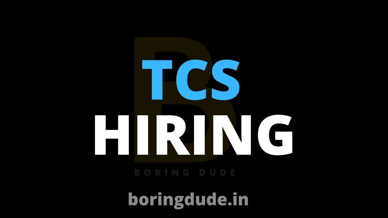 TCS HIRING FRESHERS