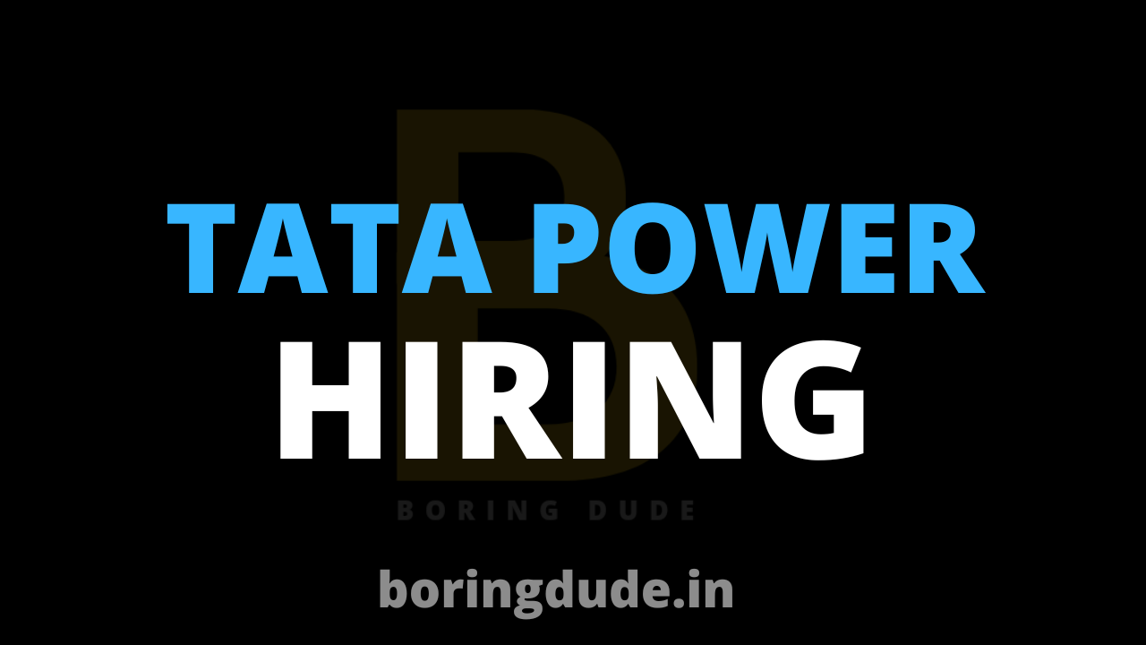 TATA Power Hiring Freshers