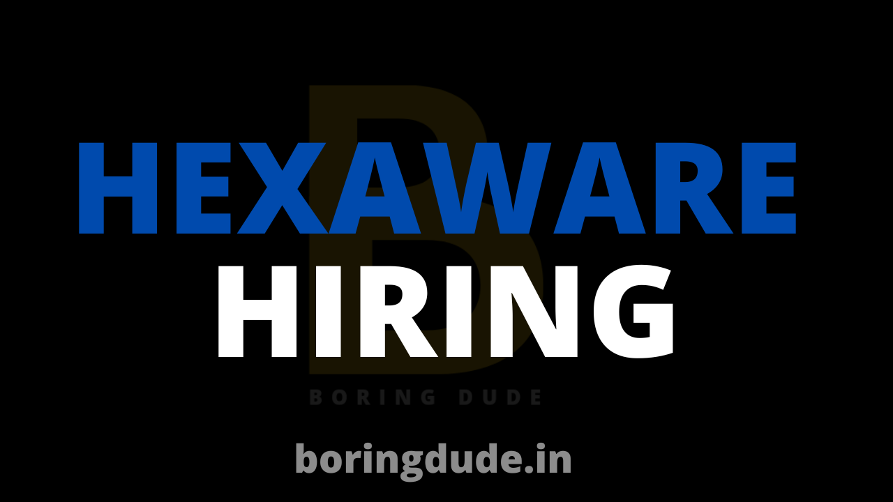 Hexaware Hiring Freshers