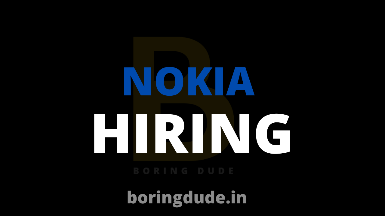 Nokia Hiring Freshers