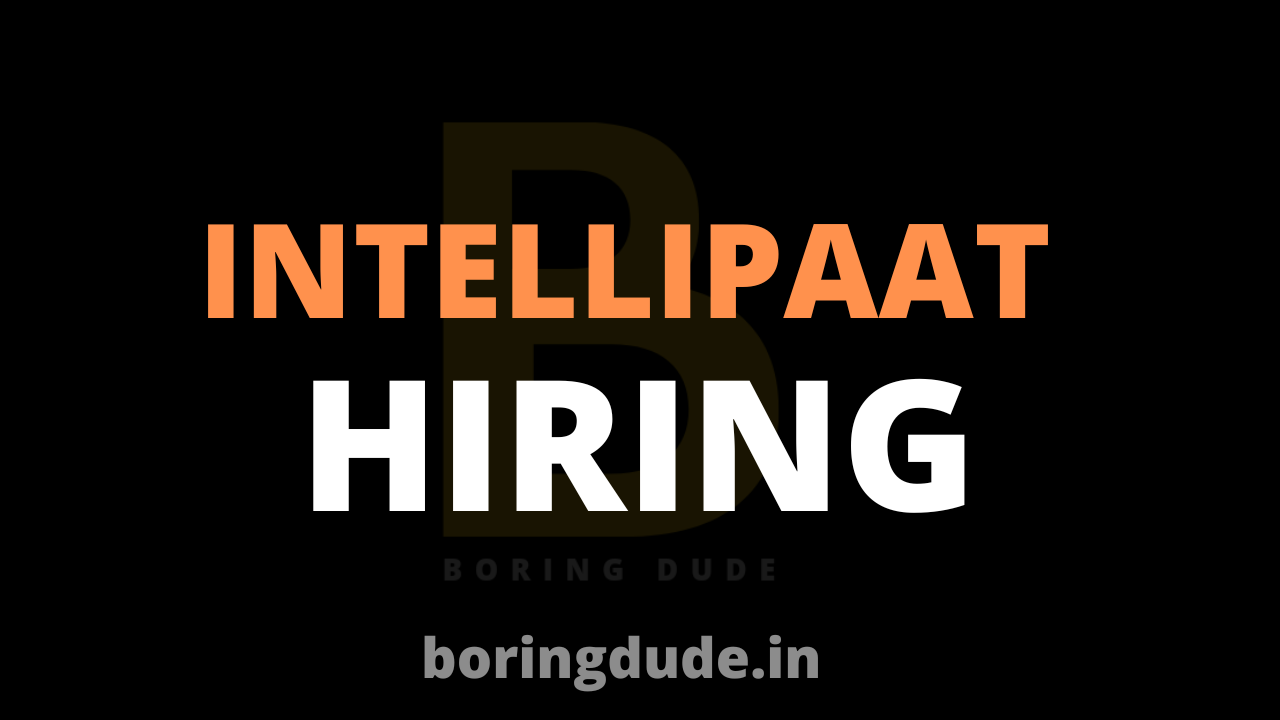 Intellipaat Hiring Freshers