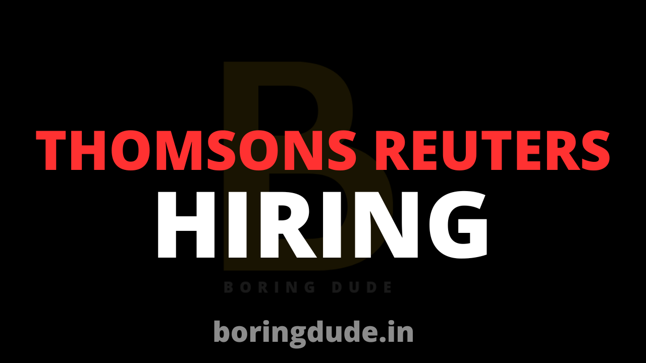 Thomson Reuters Hiring Interns