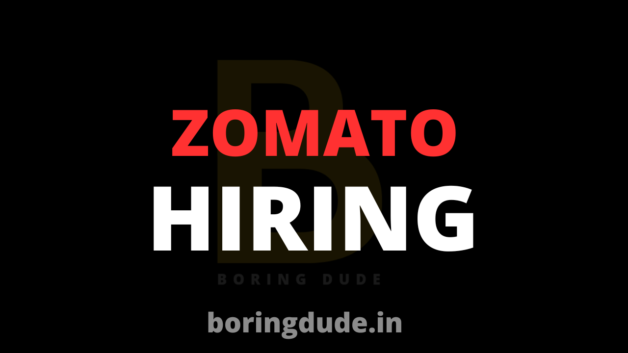 Zomato Hiring Freshers