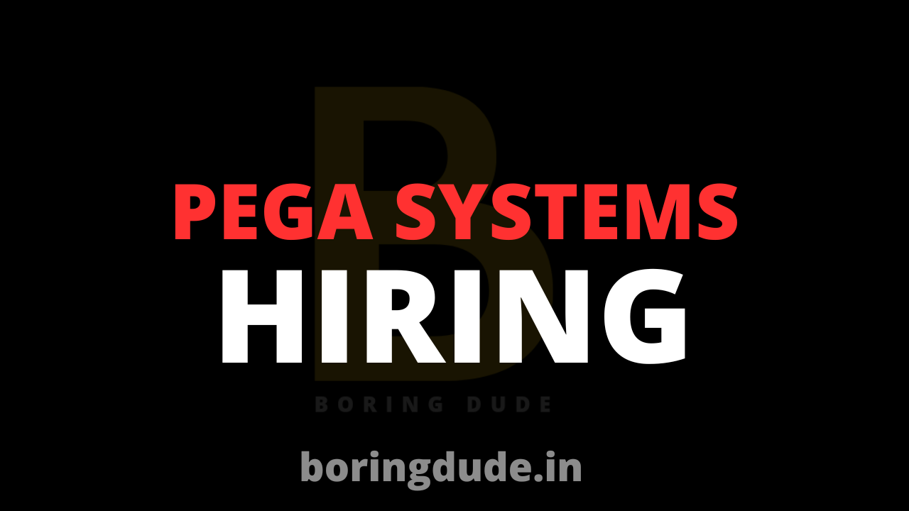 Pega Systems Hiring Technical Support Engineers