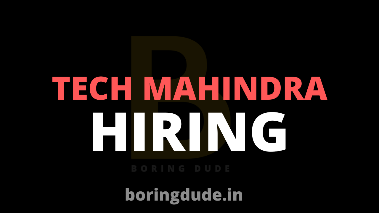 Tech Mahindra Hiring