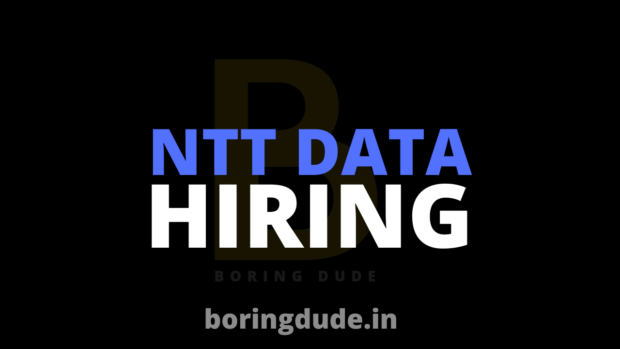 NTT Data Hiring