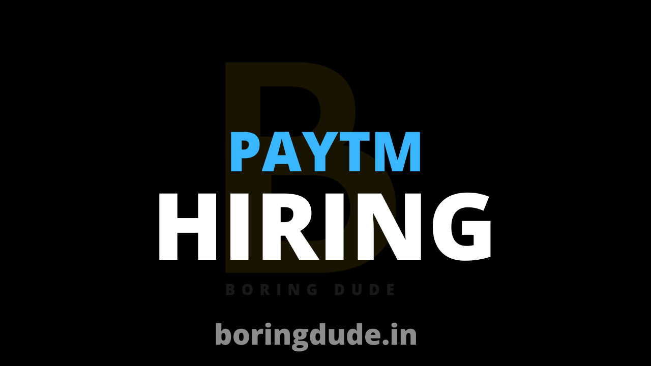 Paytm Hiring