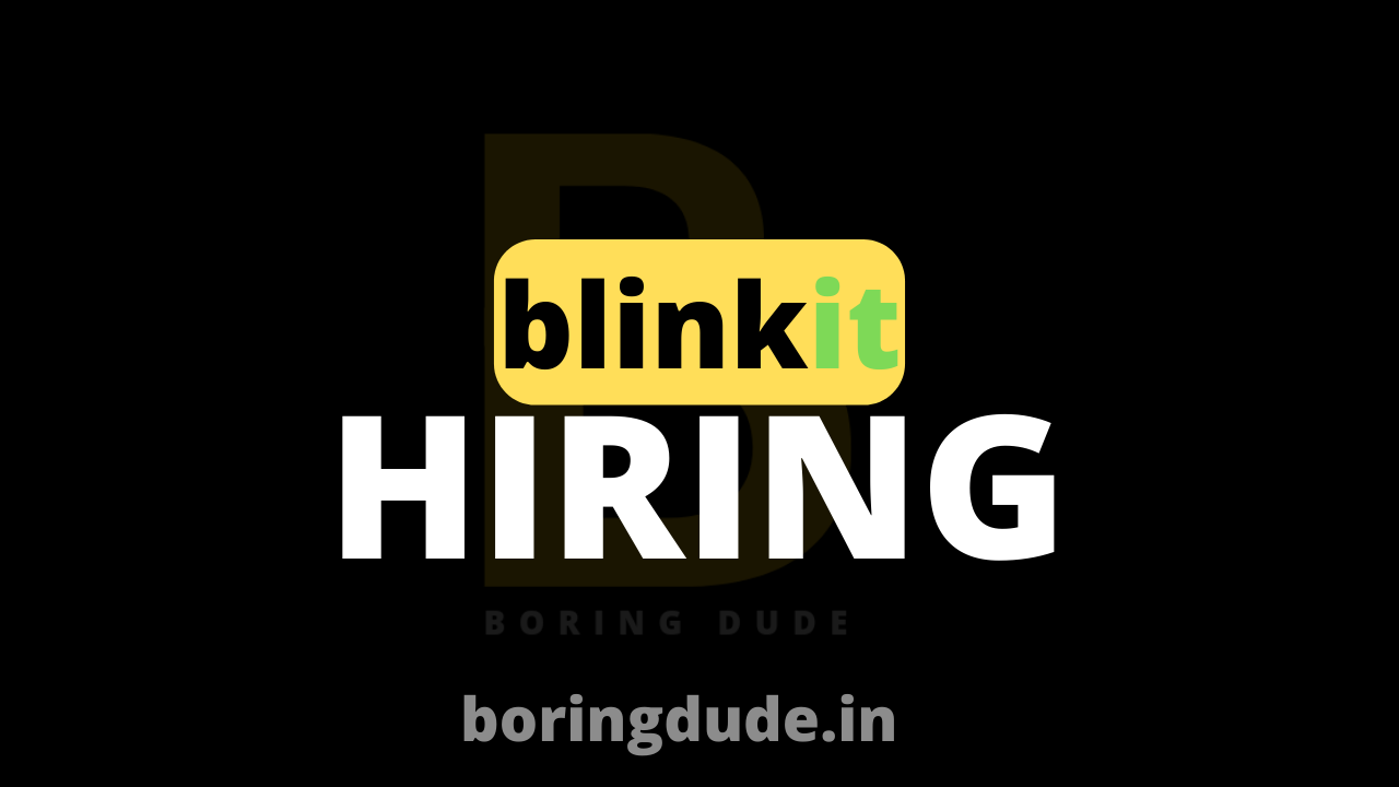 Blinkit Hiring