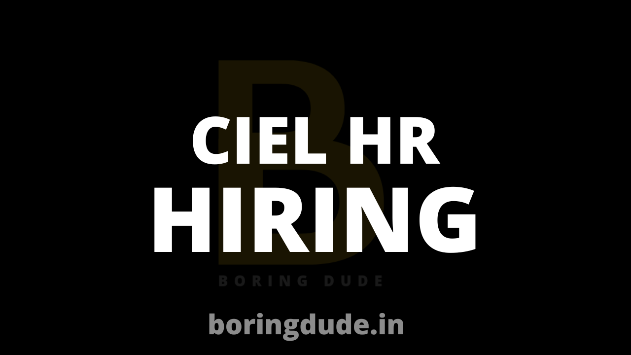 CIEL HR HIRING