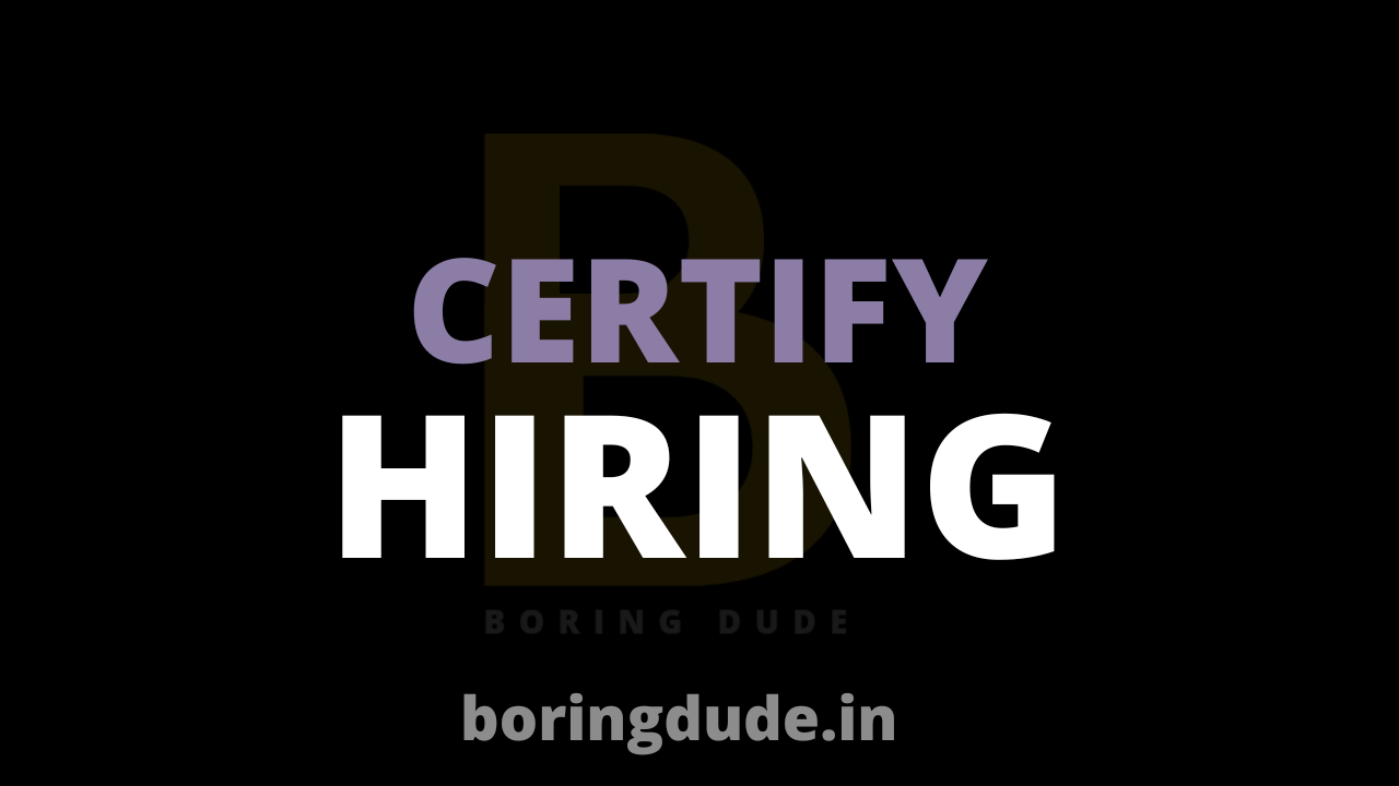 Certify Hiring