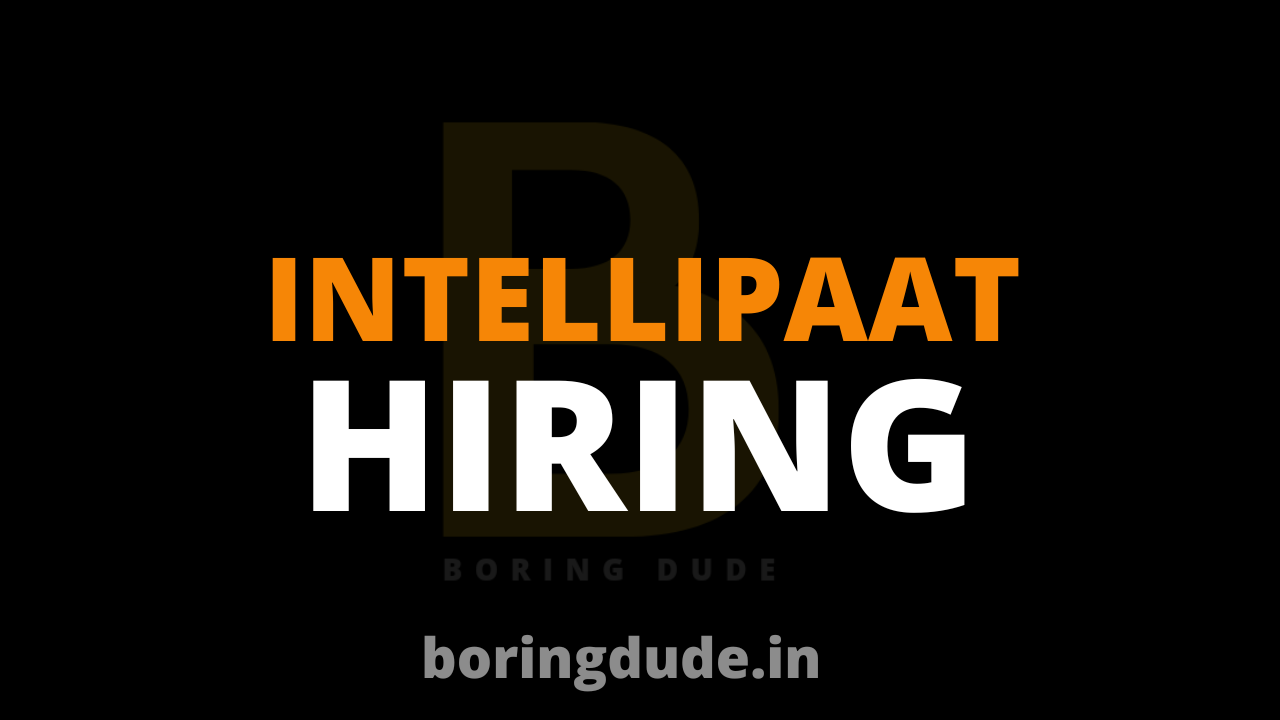 INTELLIPAAT Hiring Freshers