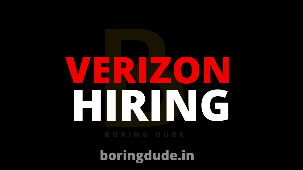 Verizon Hiring Freshers