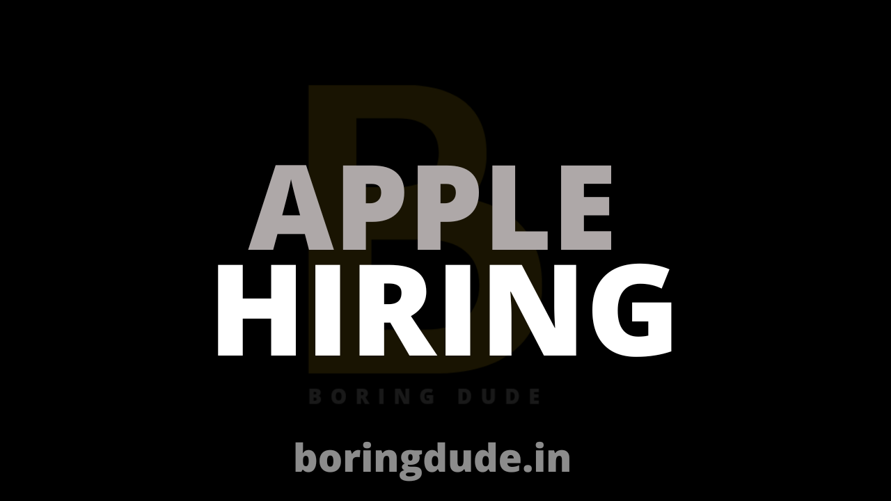 Apple Hiring Freshers