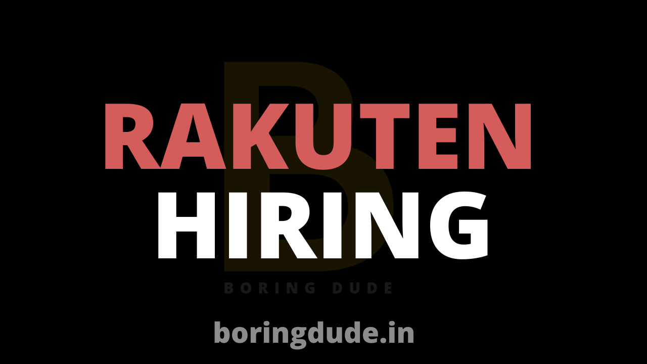 Rakuten Symphony Hiring Freshers