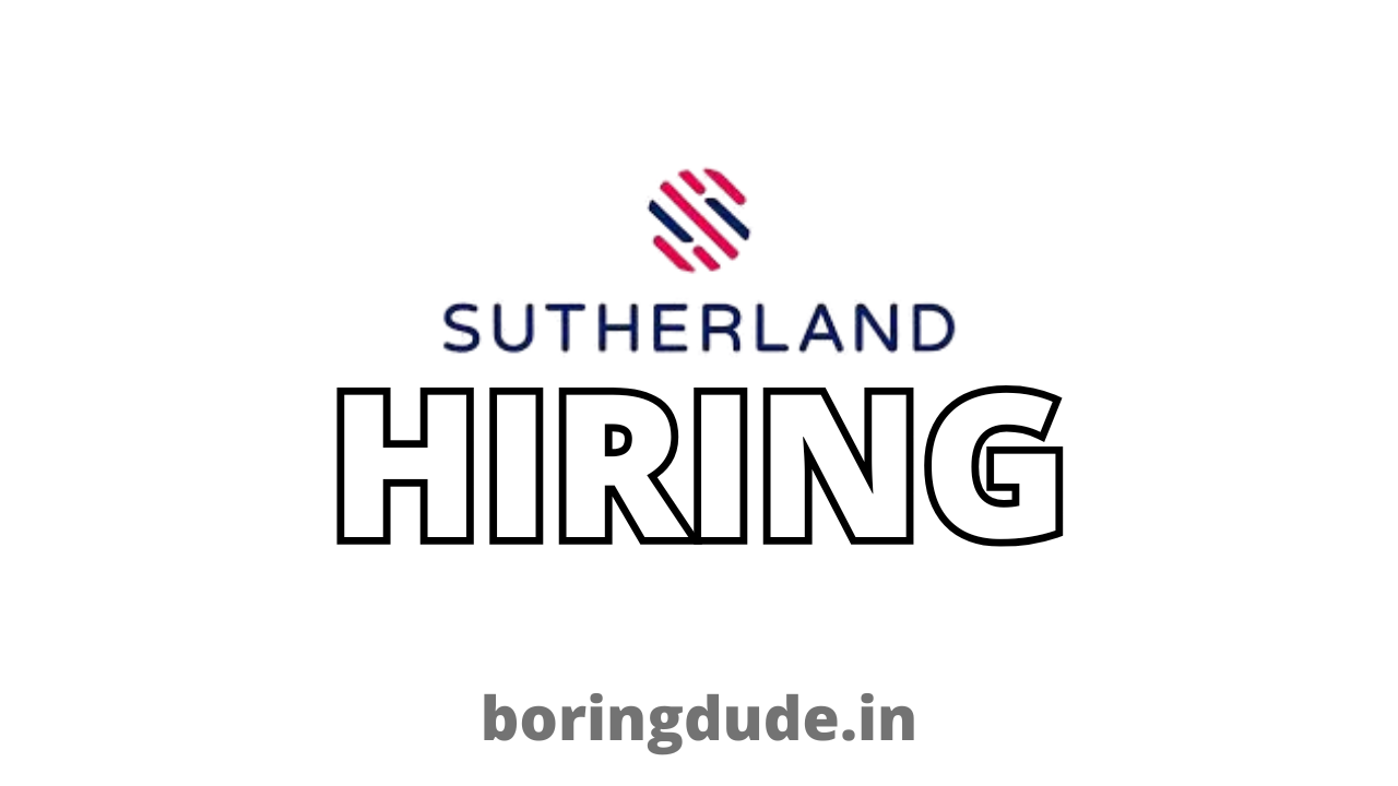 Sutherland Hiring Freshers
