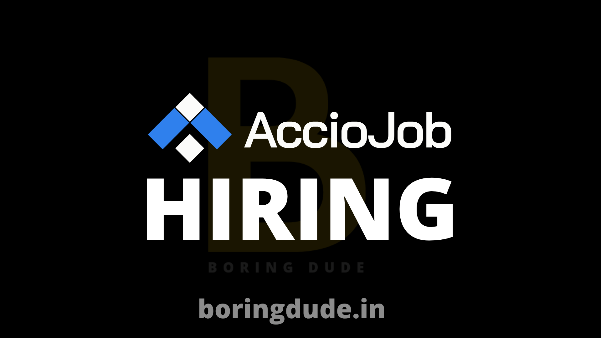 AccioJob Hiring Freshers