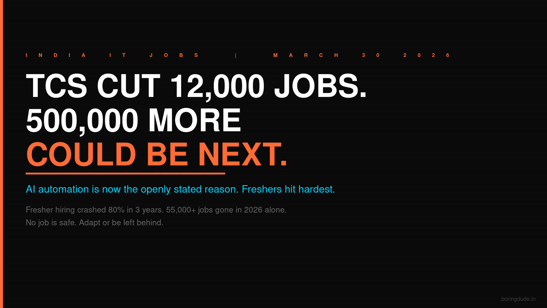 500,000 Indian IT Jobs at Risk