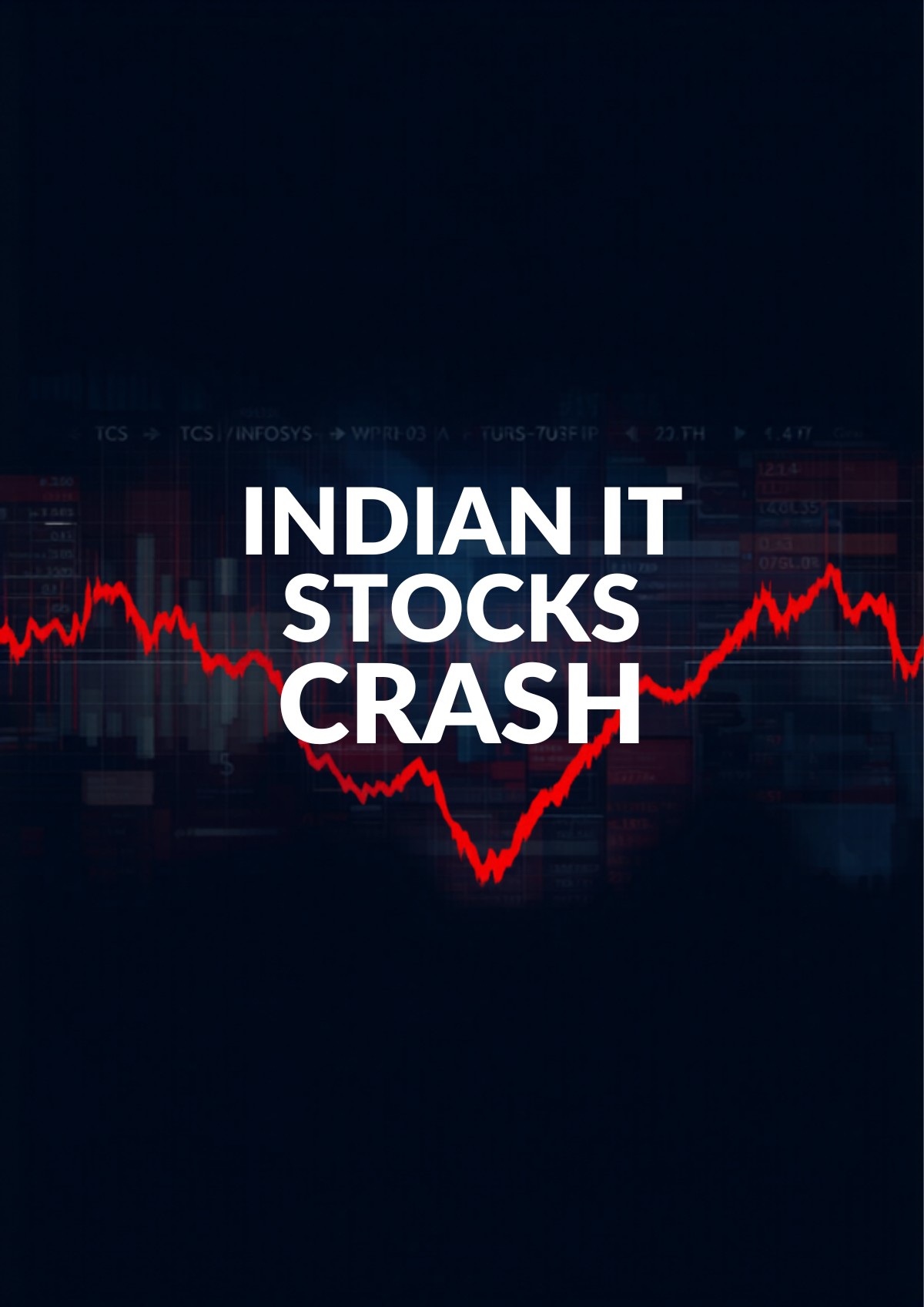 Indian IT Stocks Crash 2026 — JP Morgan cuts TCS Infosys targets