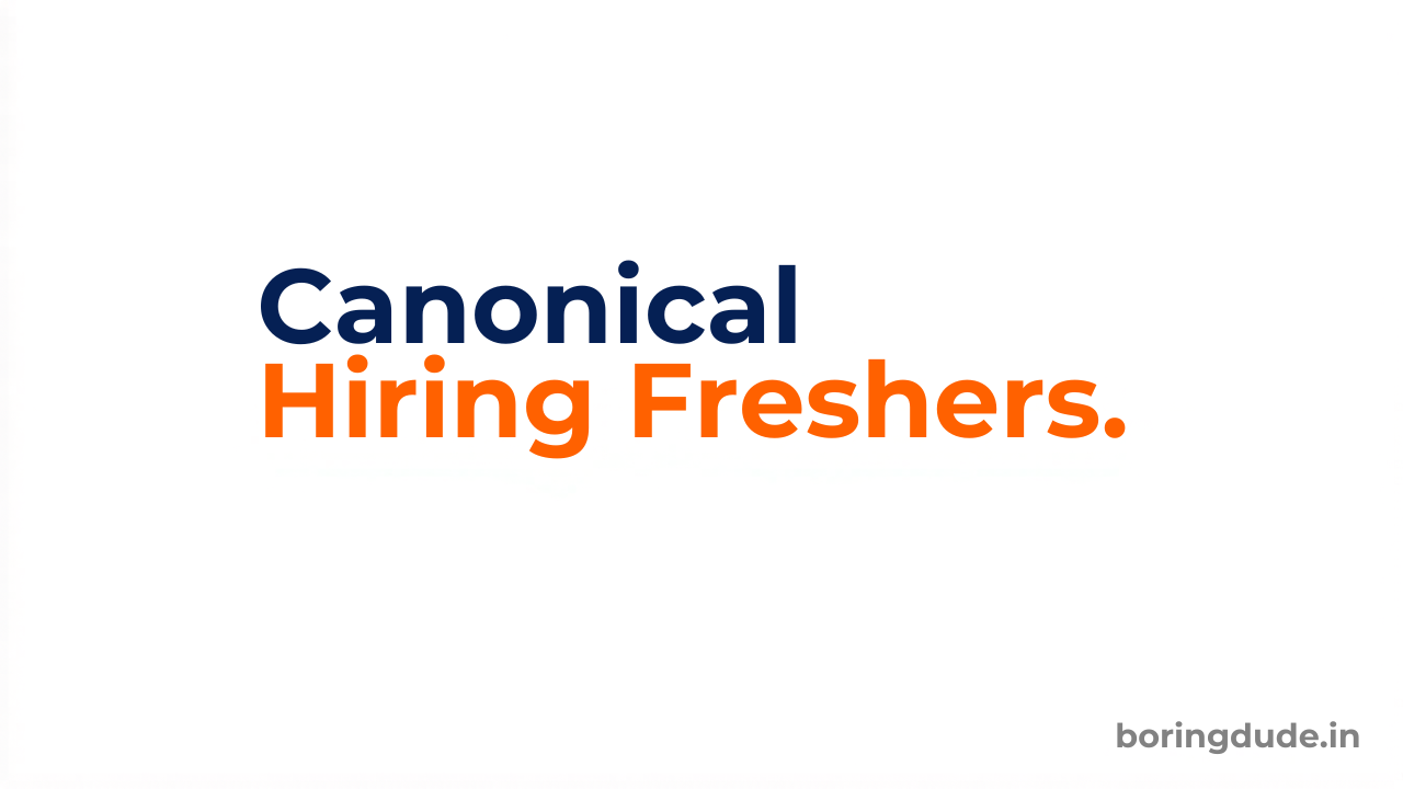 Canonical Hiring Freshers Graduate Software Engineer Work From Home