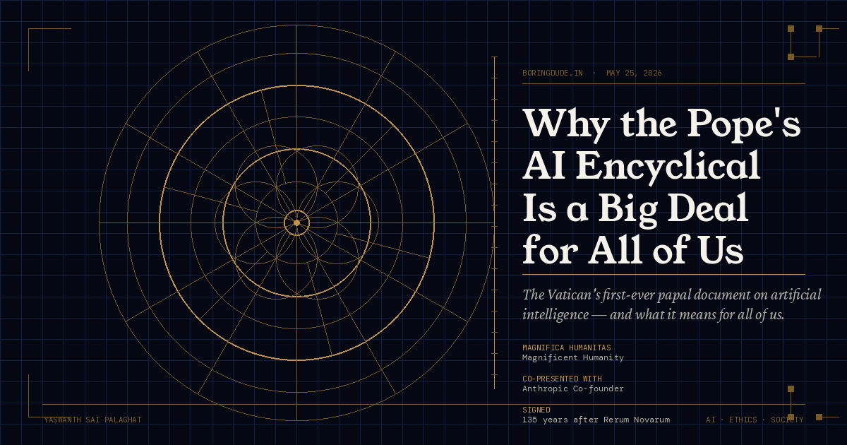 Why the Pope's AI Encyclical Is a Big Deal