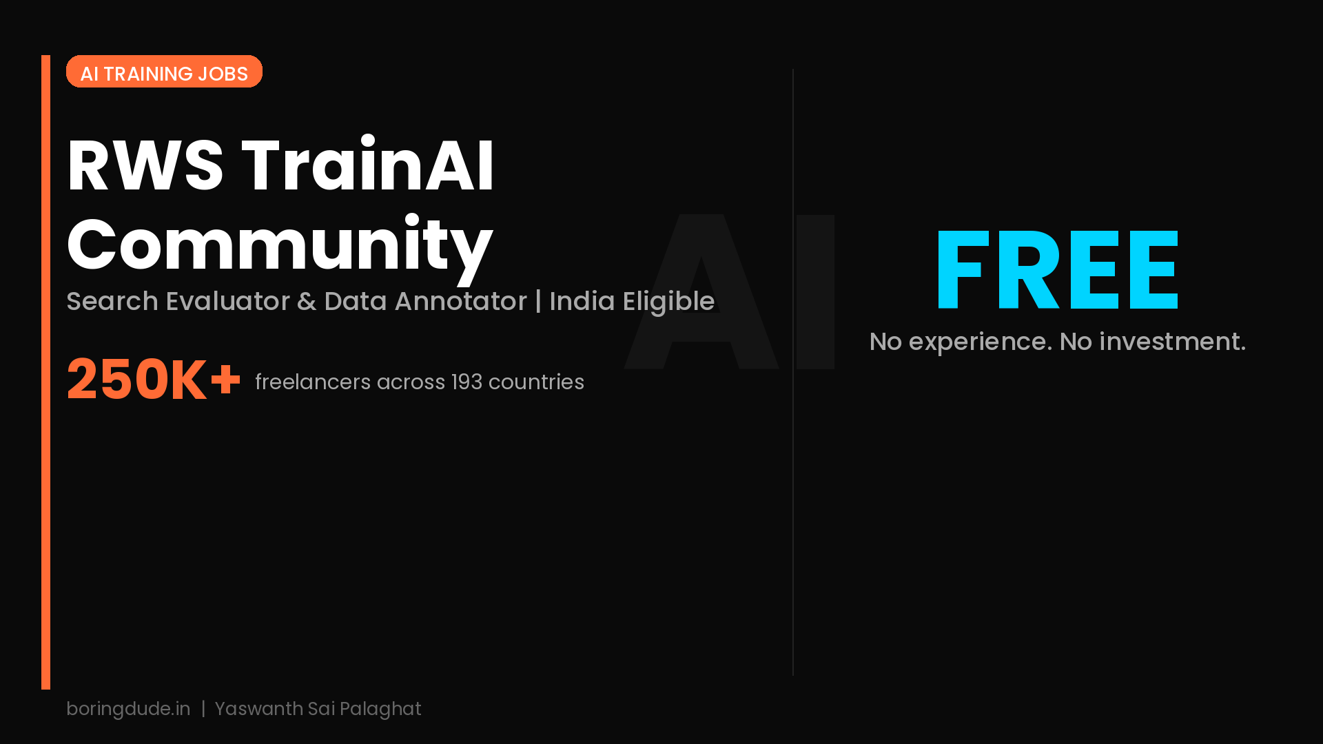 RWS TrainAI Community