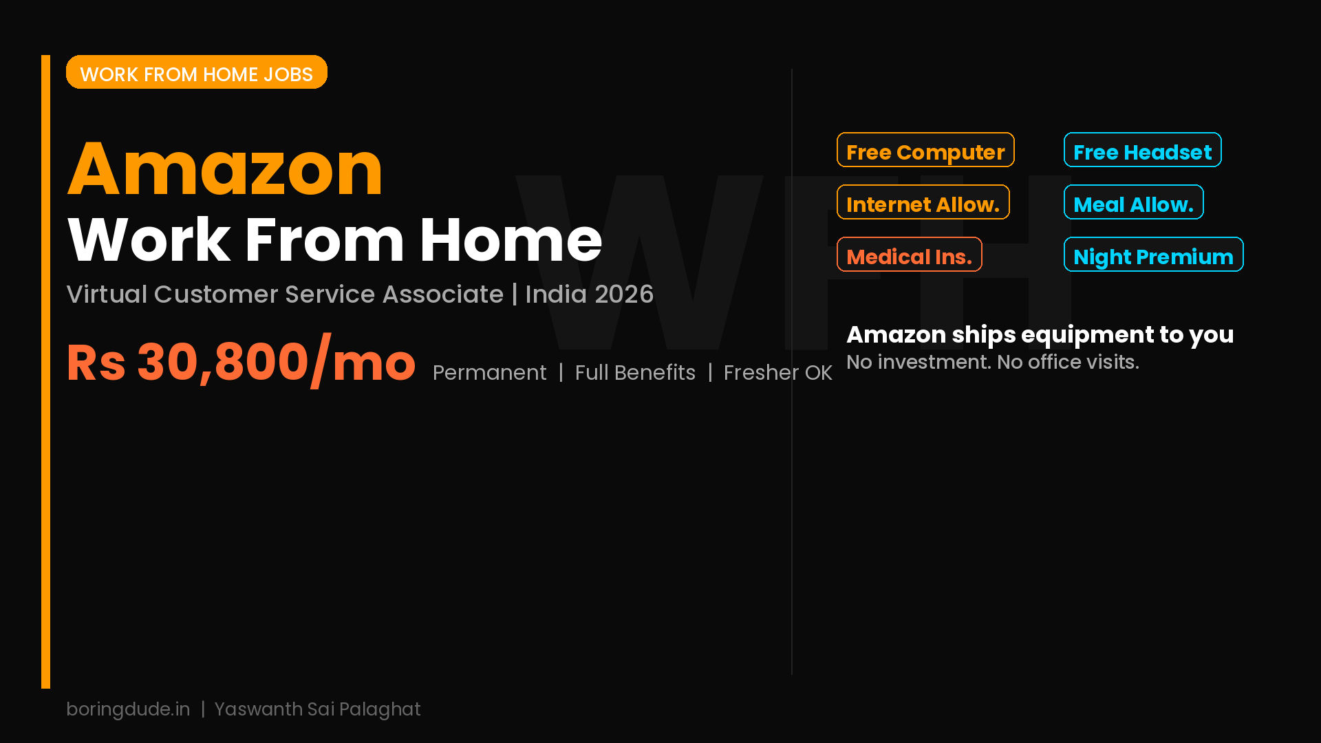 Amazon work from home