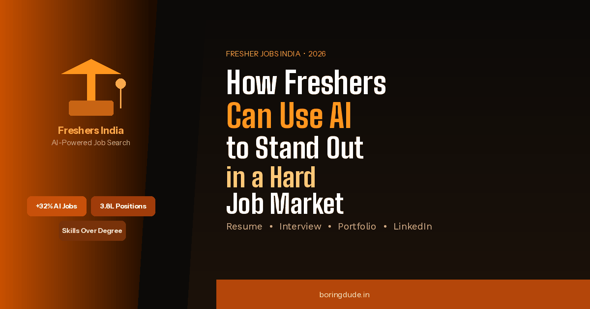 How Freshers Can Use AI