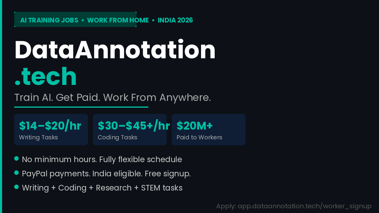 DataAnnotation.tech AI Training Jobs